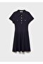 Buttoned Knitwear Dress - 3