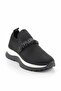 Black Knitwear Women's Sneaker K01673050882 - 3