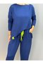 Women's Two Thread Viscose Cotton Fabric Double Set with Crest Detail - 3