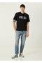 Black Logo Printed T-Shirt Size: XL - 2