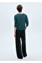 Lureks fabric V-neck sweater - 4