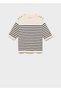 Buttoned striped T-shirt - 3