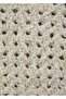 Openwork Knitted Polo Collar Sweater - 6