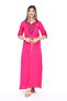 Summer Woven Embroidered Detail Straw-Belted Long Dress