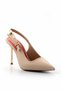 Beige Women's Evening Dress Shoes01209929009 - 3