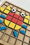 Wooden Mosaic Puzzle / Ages 3+ / Montessori Educational and Learning Children's Intelligence Game - 5