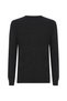Men's Black Textured Crew Neck Sweatshirt - 6