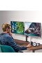 Dual LCD Monitor Desk Mount Stand Fully Adjustable, Fits Two 27" Screens (WL-M002) - 7