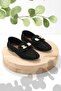 Black Suede Women's Ballerinas K01503741202