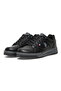 Men's Black Low-Top Casual Sneakers - Lace-Up Design with Comfort Cushioned Sole for Everyday Style - 3