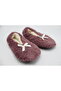 Women's Booties Slippers - Foldable Non-Slip Soundless Sole - Plum - 4