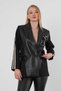 Black Sleeves with Stripes Leather Paneled Atlas Jacket 1932 - 8