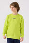 Boy's Crew Neck Printed Winter Regular Fit Green Sweatshirt 361U7Vw-C-V2 - 3