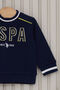 U.S. Polo Assn Baby Boy Navy Blue Set - 2