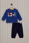 U.S. Polo Assn Baby Boy Blue Set
