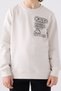 Boy's Crew Neck Printed Winter Regular Fit White Sweatshirt 361U7Ww-C-V2 - 3