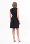Apsen Women's Black Tie Detail V-Neck Button Sleeveless Dress 4320-95 - 6
