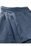 2547 Navy Blue Adjustable Waist Detailed Pleated Girl's Skirt - 3
