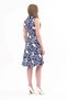 Apsen Women's Navy Blue Button Detailed V-Neck Cotton Dress 4405-105 - 5