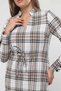 Apsen Women's Judge Collar Waist Tie Detail Short Dress 4457-95 - 3