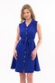 Apsen Women's Shirt Collar Buttoned Sleeveless Summer Short Dress 4330/95 - 2