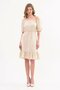 Apsen Women's Stone Waist Elastic Tery Cotton Dress 4367-95