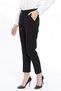 Apsen Women's Black Pocket Detailed Ankle-Length Four-Season Pants 206-90 - 7