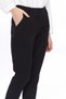 Apsen Women's Black Pocket Detailed Ankle-Length Four-Season Pants 206-90 - 8