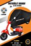 Arora Dazzle Black Motorcycle Cover, Waterproof, Durable (THICKEST) Fabric, Lifetime Use