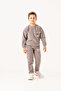 Appliqued and Embroidered Fleece Boys' Bottom-Top Tracksuit - 3