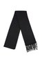 Men's Black Winter Woven Tassel Detailed Scarf Kaşkol Scarf