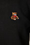 Teddy Bear Embroidered Knitwear Sweater Black Ldp0028 - 6