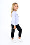 Girl's Eared R Printed Tracksuit - 2