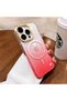 Hard Pc Color Transition Magsafe Compatible Case with Metal Camera Frame Compatible with Apple iPhone 16 Plus - 2
