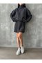 Women's High-Top Sweater Pleated Skirt Knitwear Set - 3