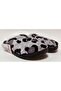 Velvet Leopard Patterned Comfortable Sole Lightweight Women's Winter House Slippers - 2