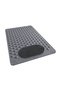 1 Piece Gray Color Bathroom Shower and Tub Anti-Slip Suction Cup Mat 36 X 69.5 cm - 2