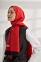 شال داما مونوغرام - أحمر - 2