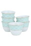 Al Saif Gallery Arabic coffee cups set, porcelain, 12 pieces - white