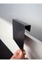 10 Pieces Erasable Blackboard Black Stickers 10X10 cm Wooden Shelves 2 cm Thickness Vertical Hanging Installation - 5