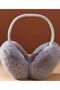 Women's Cold Protection Soft Plush Winter Earmuffs Ear Warmer Gray