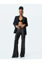 Slim Fit İspanyol Paça Pullu Payetli Pantolon - 2