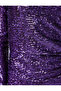 Sequin Sequined One Shoulder Long Sleeve Mini Dress - 6