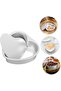 Cake Mold Heart Biscuit Heart-Shaped Aluminum 6 Pieces Mouth Diameter 10 cm Height 3 cm - 6