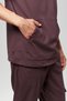 Extreme Cool Man - Premium Reversible Lycra Doctor Nurse Scrubs Single Top Surgical Jersey (Male), Myrrhe - 2