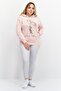 Women Hooded Long Sleeves Graphic Print Sweatshirts, Pink - 4