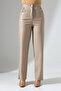 Women's Leather Pant with Pocket /Ball Leg Leather Pant /Faux Leather Pants - 4