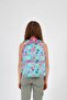 Three Compartment Brocade Model Backpack - 5