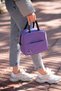 Luxury Food Carry Bag Heat Insulated Thermal Bag Lunch Box Camping Puffin Purple
