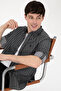 Men's Black Long Sleeve Shirt 50296617 -Vr046